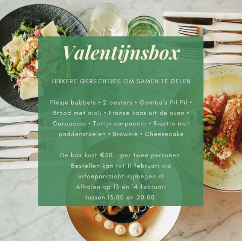 Valentijnsdiner-Parkzicht-Nijmegen Valentijnsdiner-Parkzicht-Nijmegen