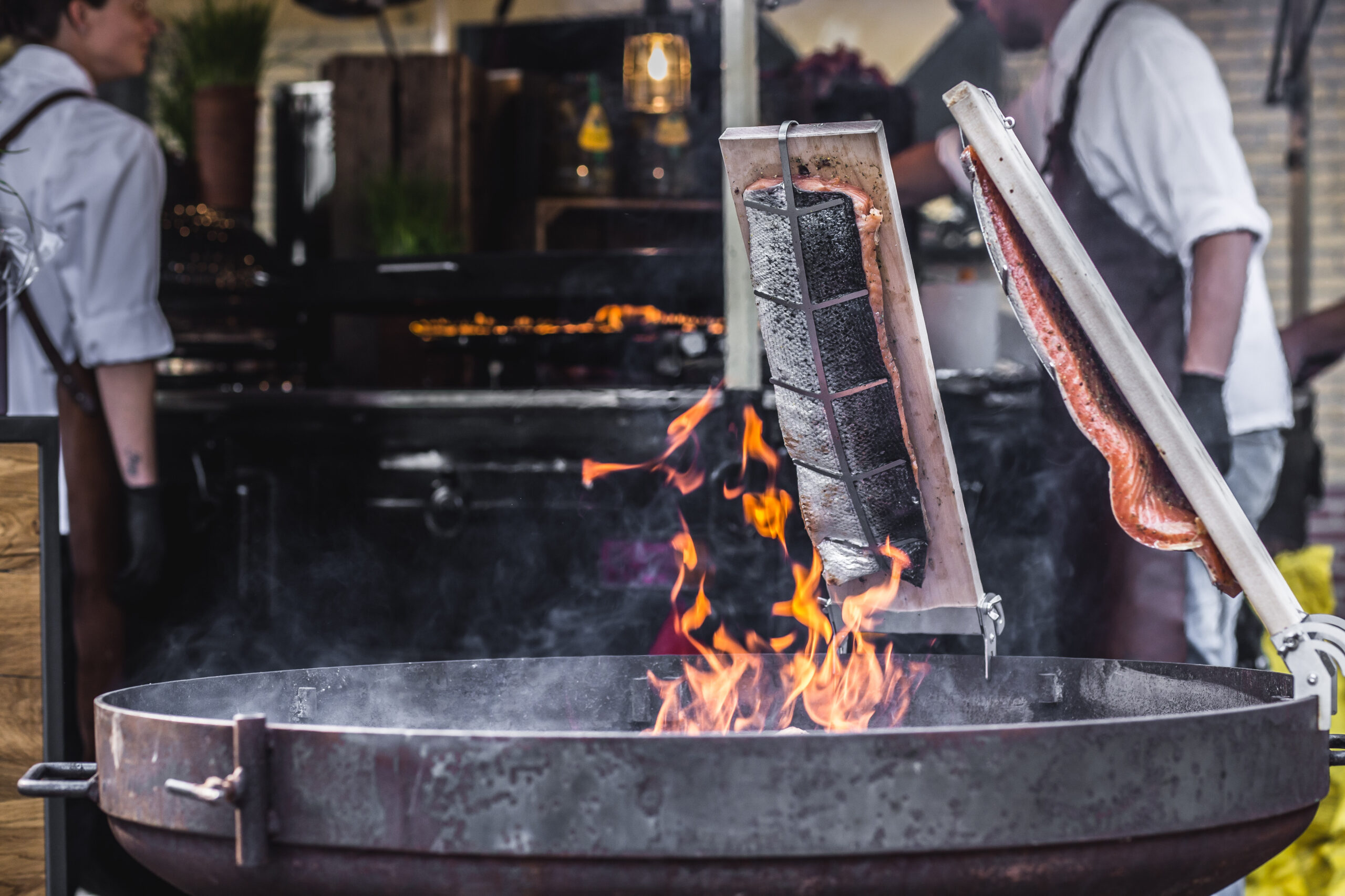 Zalm op de bbq - Partycatering by LaVie