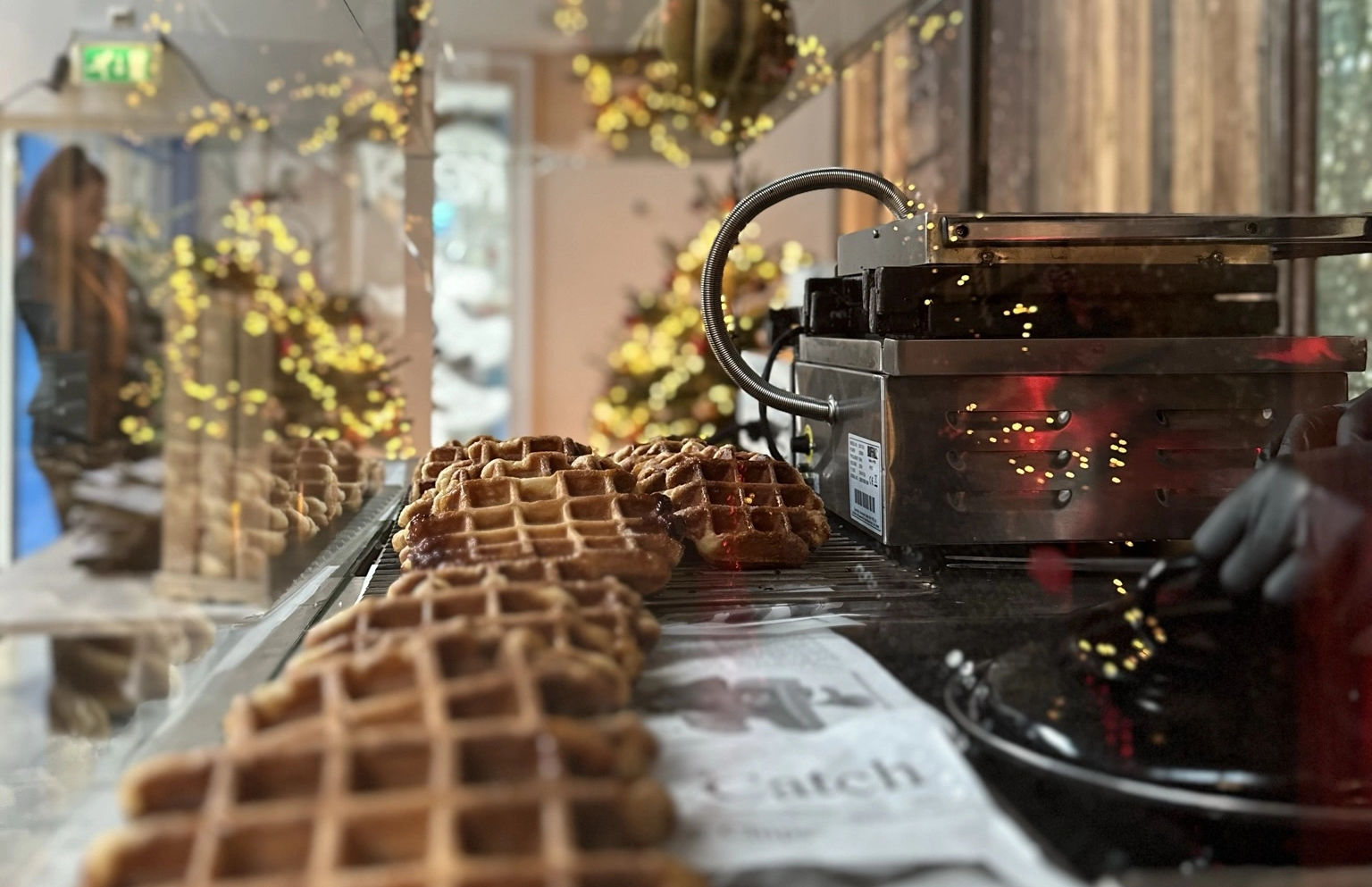 Wafelkar op locatie Wafelkar op locatie