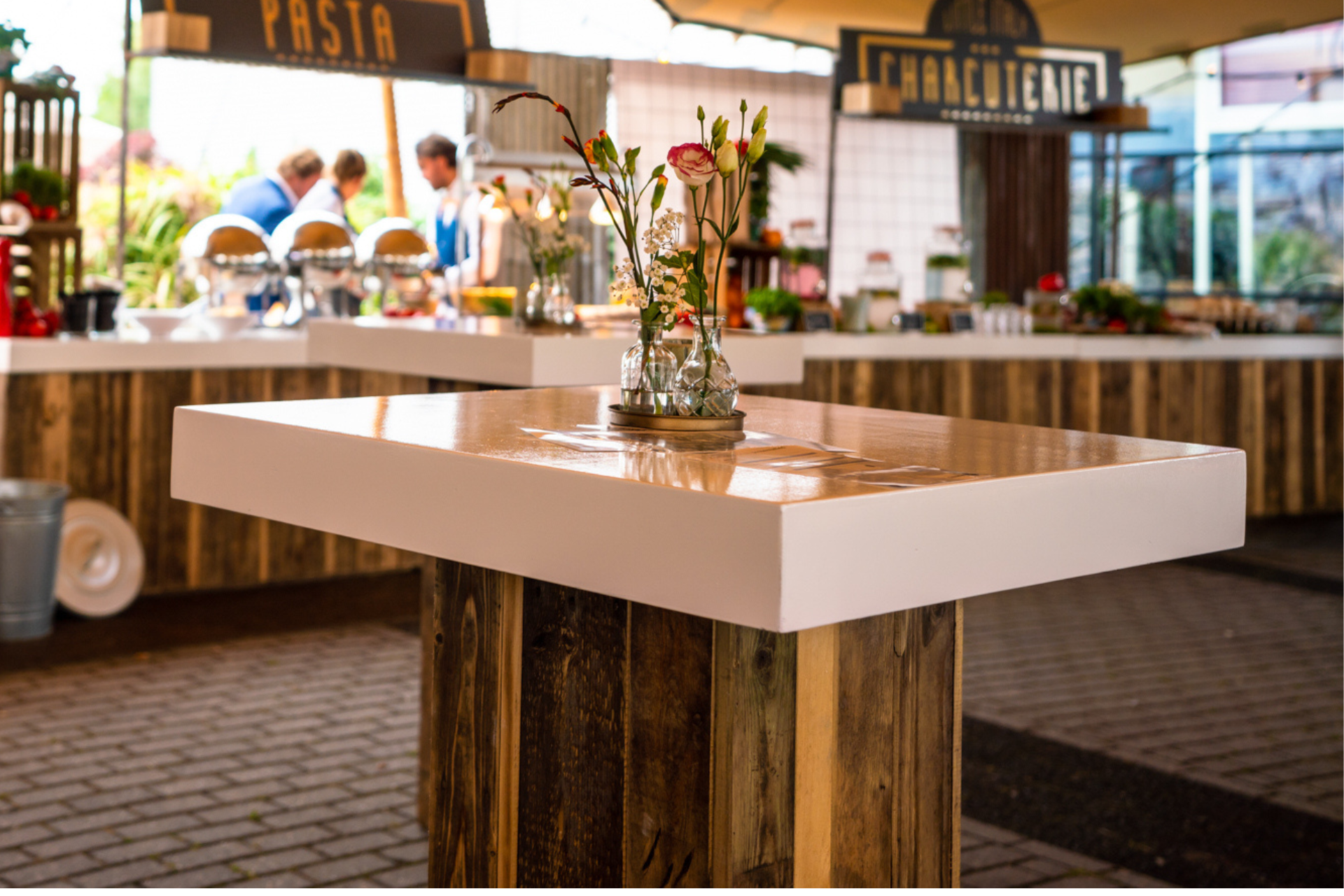 Statafel Woodz-White