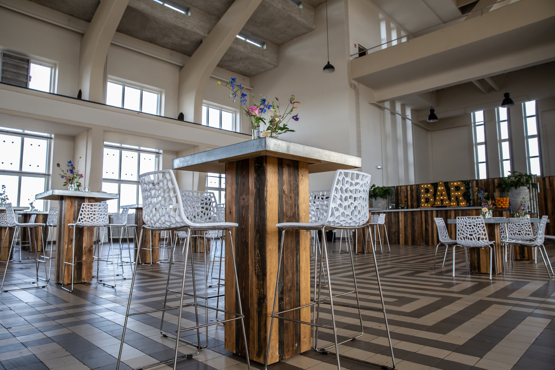 Statafel Woodz-staal