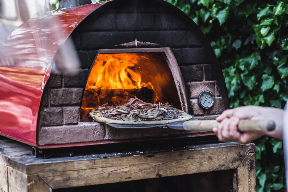 Pizza Buffet met live bereide pizza’s en diverse toppings op zakelijk event